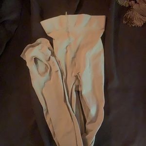 Convertible tan dance tights